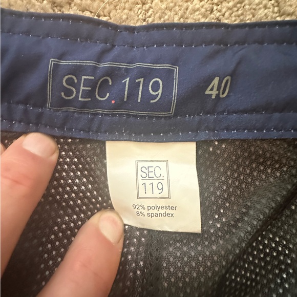 Phish band Fishman Doughnut Board Shorts Size 40 Brand=section 119Color Blue/Red - Picture 4 of 10